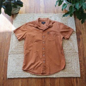 Men's Brixton Short Sleeve Casual Button Up Size L